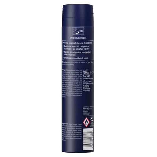 NIVEA Everyday Active Aerosol Fresh Deodorant 250ml