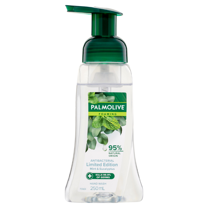 Palmolive Foaming Antibacterial Hand Wash Mint & Eucalyptus Pump Limited Edition 250mL