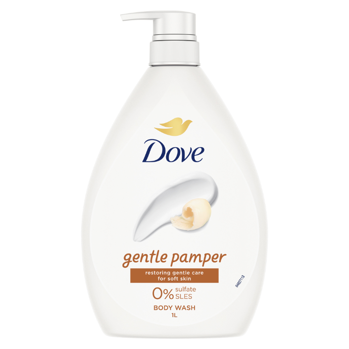 Dove Gentle Pamper Body Wash 1L