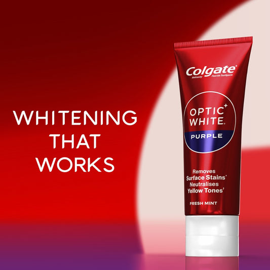 Colgate Optic White Purple Toothpaste 100g