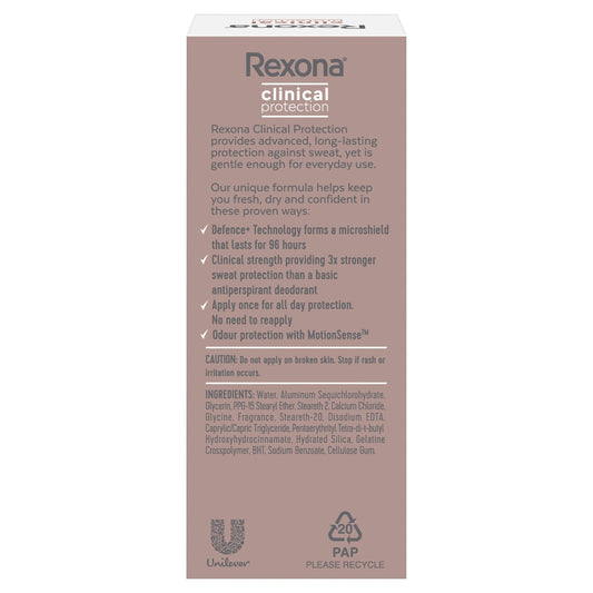 Rexona for Women Clinical Protection Roll On Shower Clean 50ml