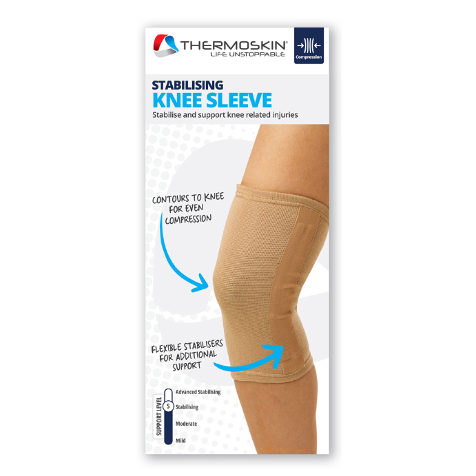 Thermoskin Stabilising Knee Sleeve Large Beige