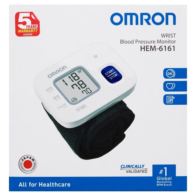Omron Wrist Blood Pressure Monitor Basic HEM-6161