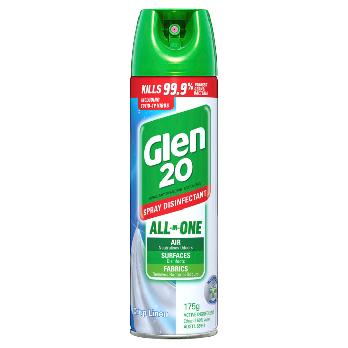 Glen 20 Disinfectant Crisp Linen Scent 175g