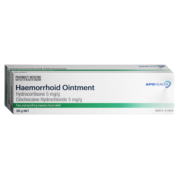 APO HEALTH Haemorrhoid Ointment Tube 30g