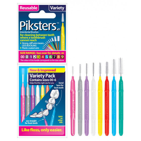 Piksters Size 00 to 6 Variety 8 Pack - STELLAR PHARMACY