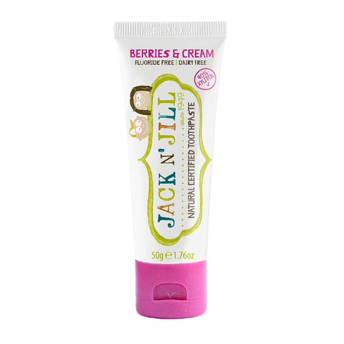 Jack N' Jill Natural Certified Toothpaste Berries & Cream 50g