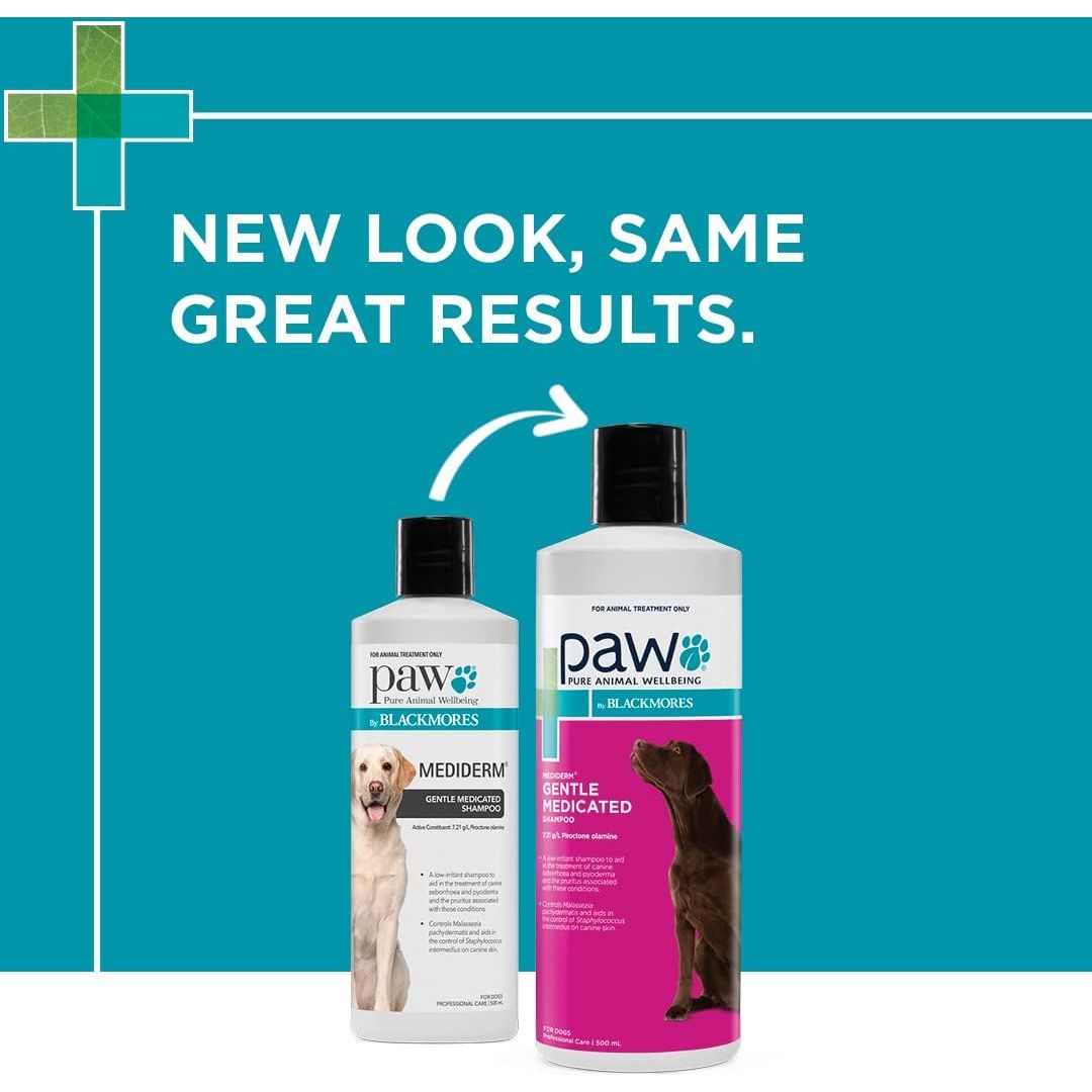 PAW By Blackmores MediDerm Gentle Medicated Shampoo (For Dogs) 500ml