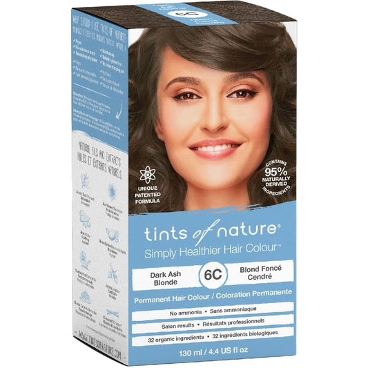 Tints of Nature Permanent Hair Colour 6C (Dark Ash Blonde)