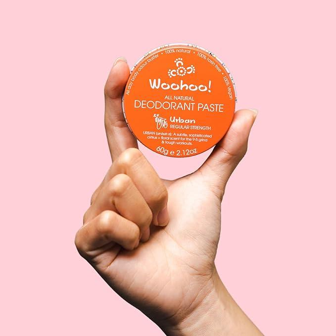 Woohoo Deodorant Paste Urban (Regular Strength) Tin 60g