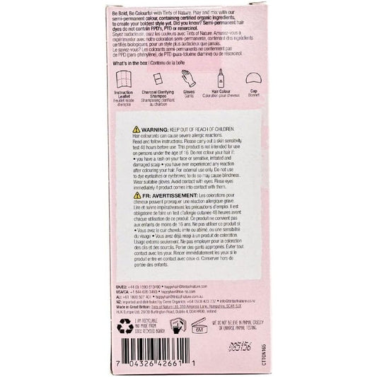 Tints of Nature Bold Colours (Semi-Permanent Hair Colour) Pink 70ml
