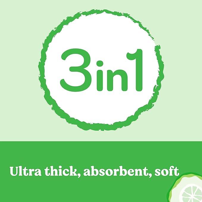 Huggies Thick Baby Wipes Cucumber & Aloe 400 Pack