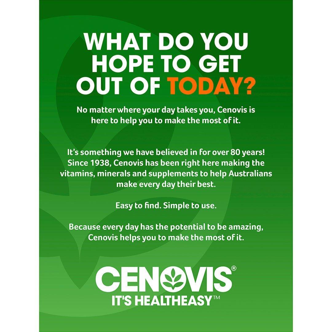 CENOVIS GUARANA 2000 & GINSENG 500 MG 60 TABLETS