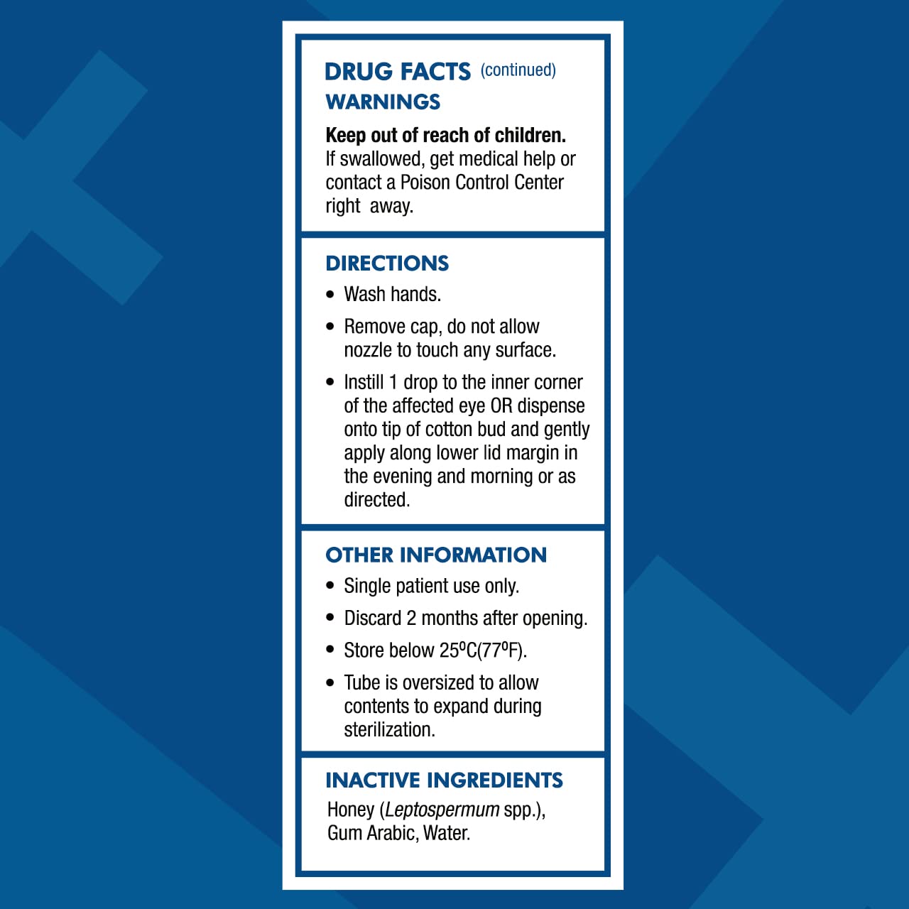 Optimel Manuka Dry Eye Drops  10mL