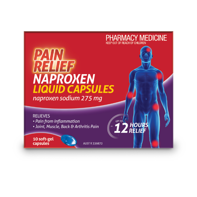 PAIN RELIEF Liquid Capsules 10 Capsules