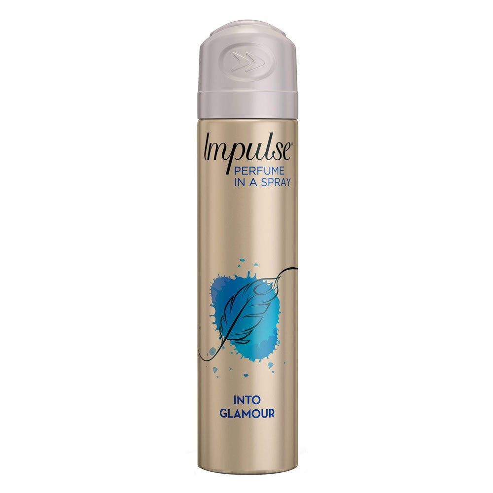 Impulse Body Spray Aerosol Deodorant Into Glamour 75ml