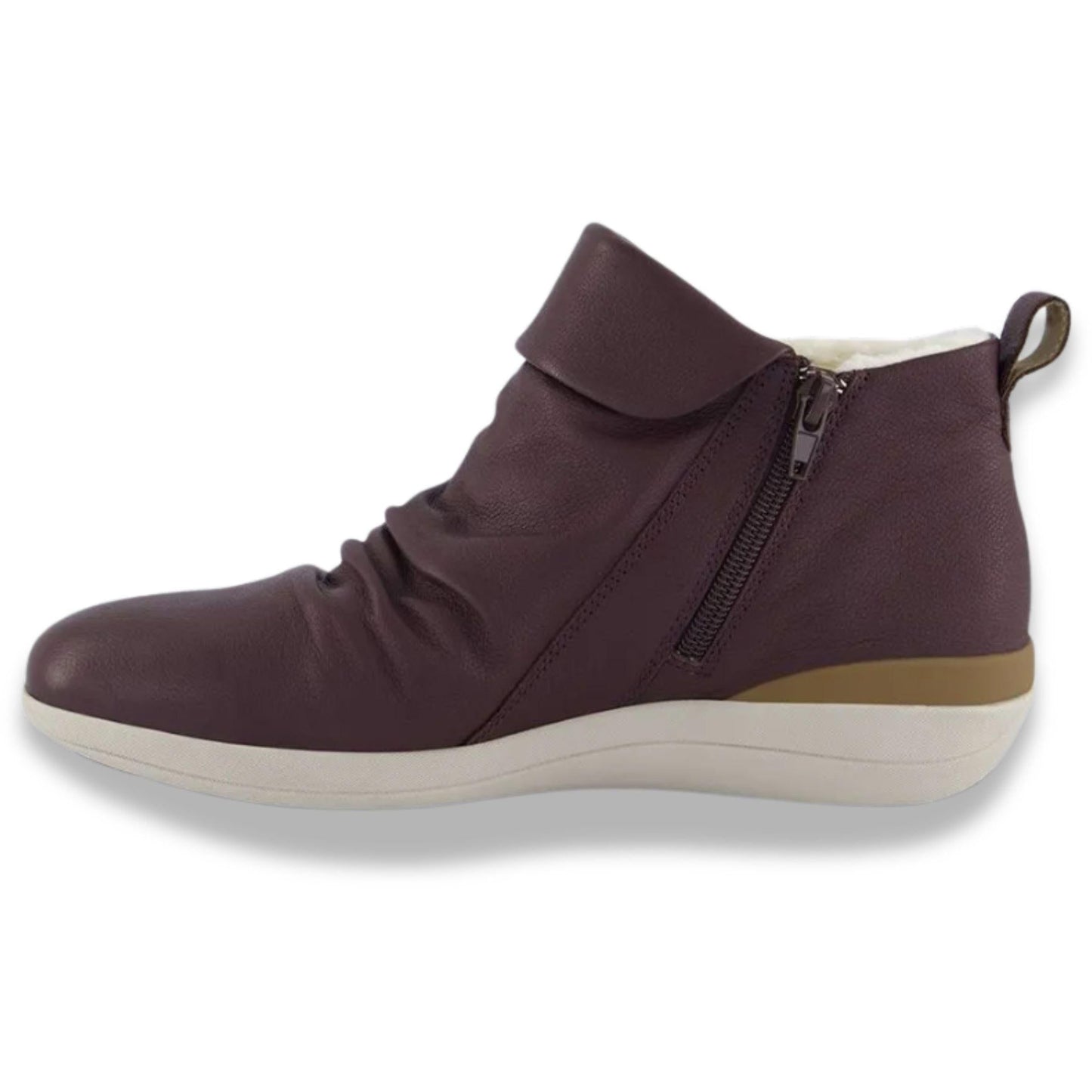 Elegant Comfort GLEE Dark Plum Shoes for Happy Feet