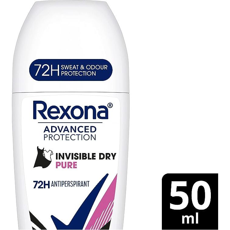 Rexona Roll On Deodorant Invisible Dry Pure 50ml