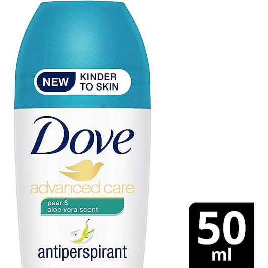 Dove Women Advanced Care Pear & Aloe Vera Antiperspirant Roll On 50ml