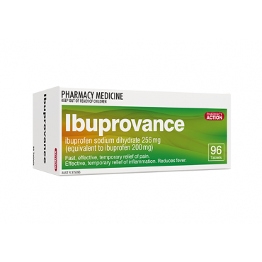 Pharmacy Action Ibuprovance 256G 96 TABS