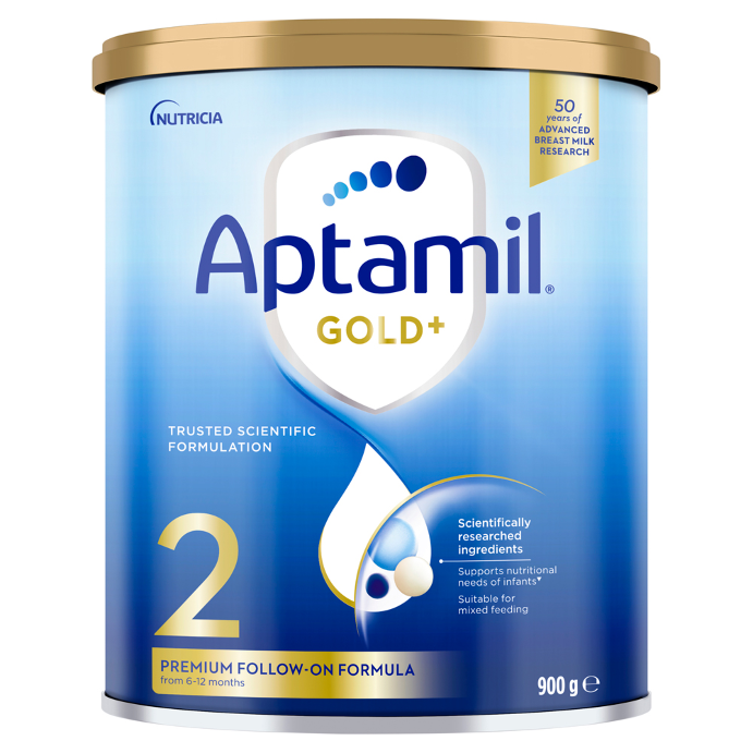 Aptamil Gold+ Premium Formula-On Formula From 6 - 12 Months 900g