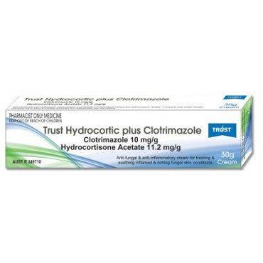 TRUST HYDROCORTIC+CLOTRIMAZOLE 1% 30G