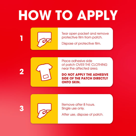 Heat Patch Regular 8 Pack