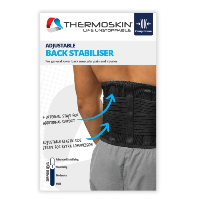 Thermoskin Adjustable Back Stabiliser Medium Beige