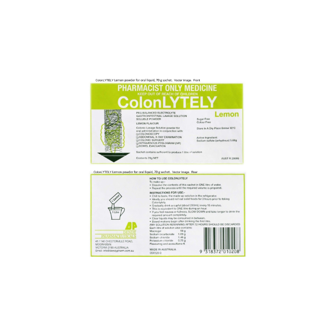 COLONLYTELY Lemon 70g