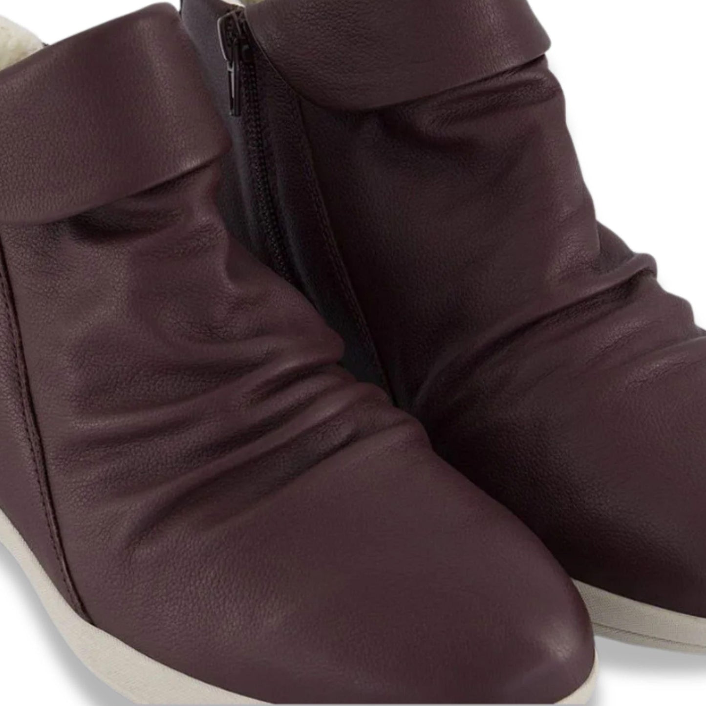 Elegant Comfort GLEE Dark Plum Shoes for Happy Feet