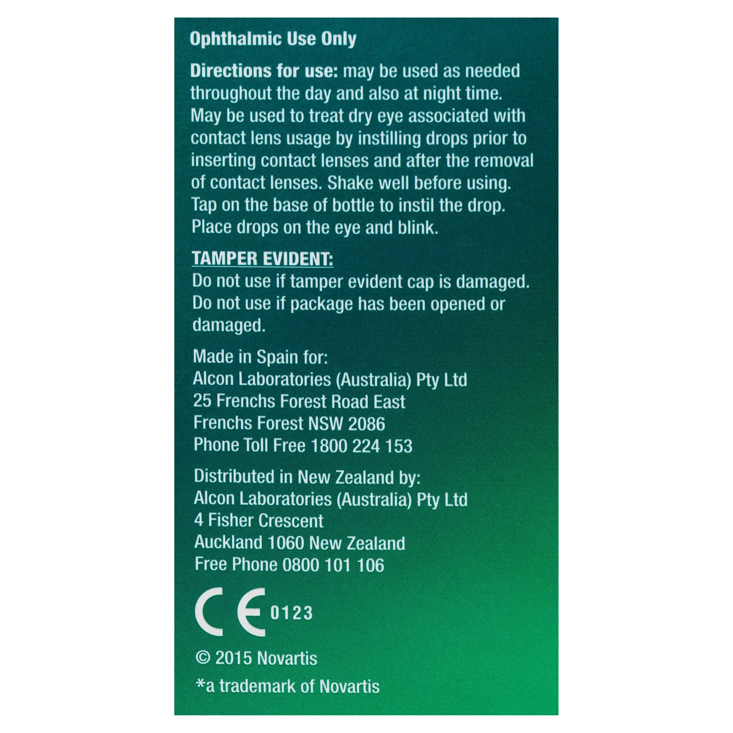 Systane Intensive Lubricant Gel Drops 10ml