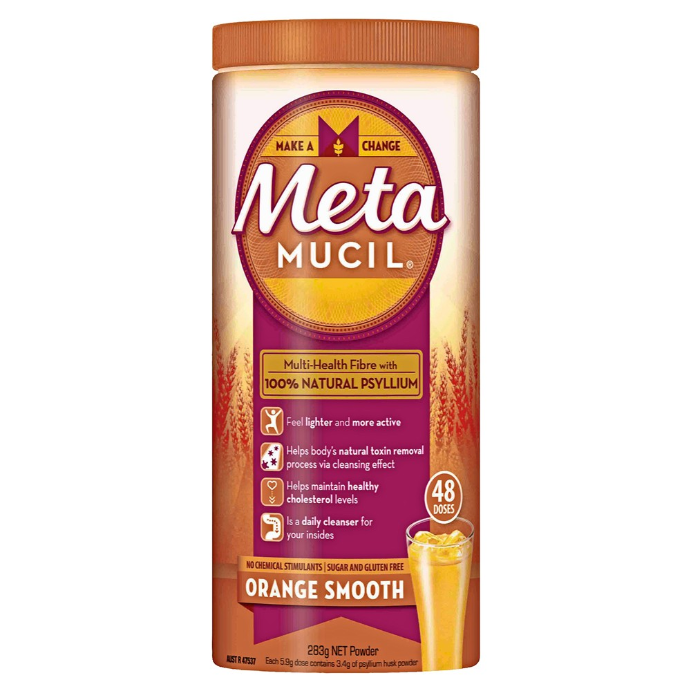 Metamucil Daily Fibre Supplement Smooth Orange 48 Doses 283 g