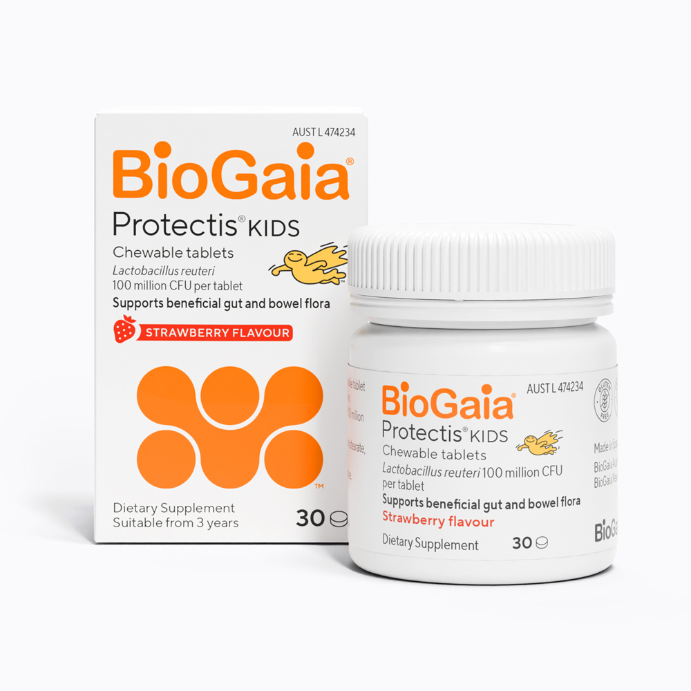 BioGaia Protectis Kids Strawberry Flavour 30 Chewable Tablets