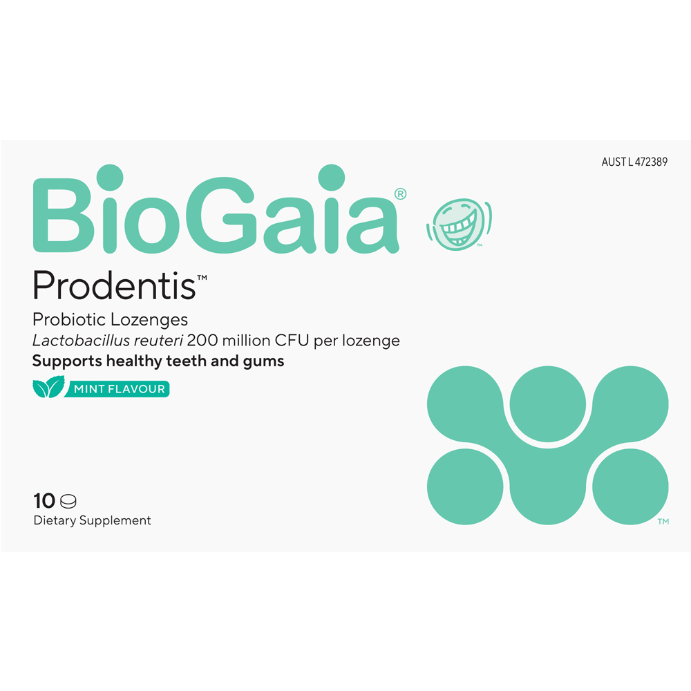 BioGaia Prodentis Probiotic Lozenges Mint Flavour 10 Pack