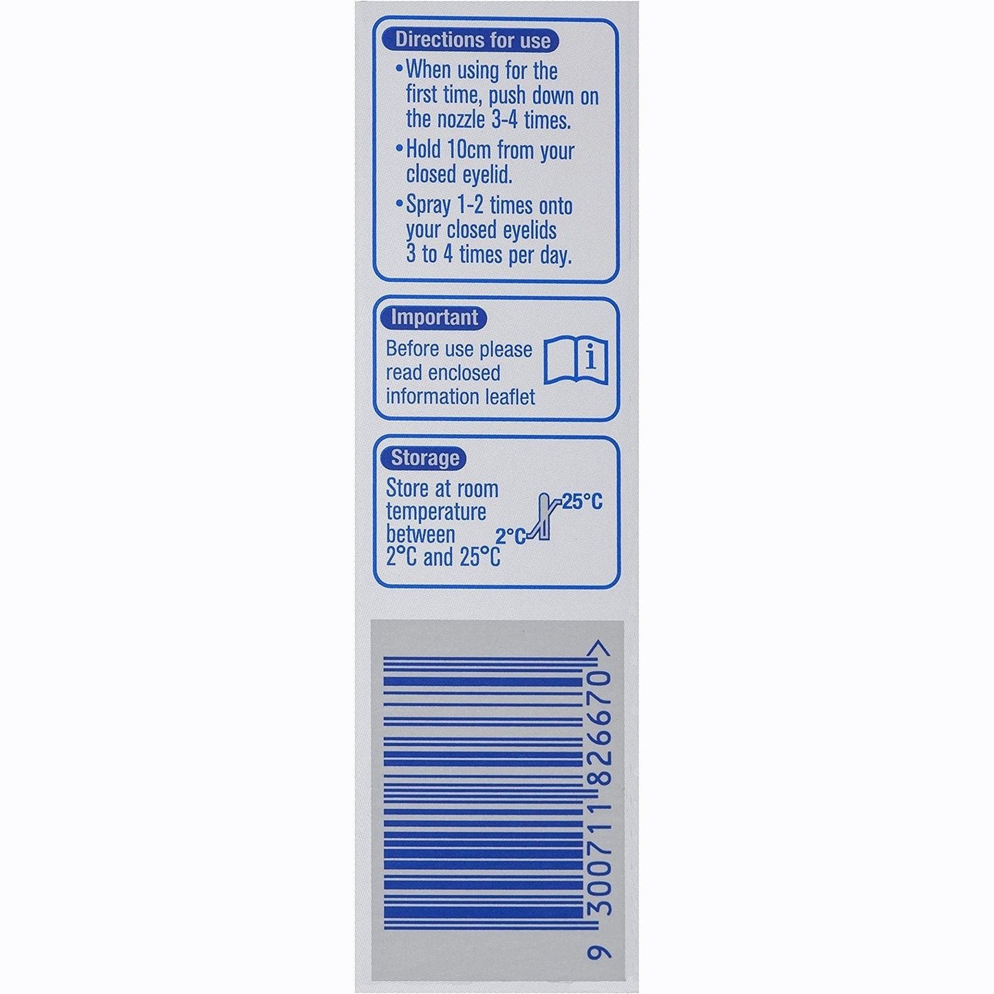 Optrex Actimist Dry & Irritated Eyes Spray 10ml