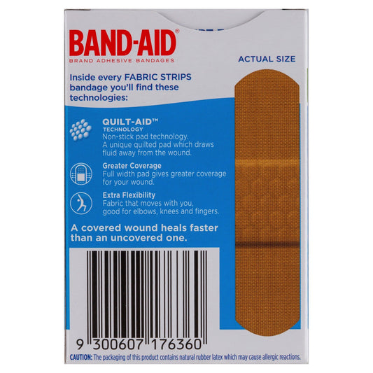 Band-Aid Fabric Full Width Pad 24 Pack
