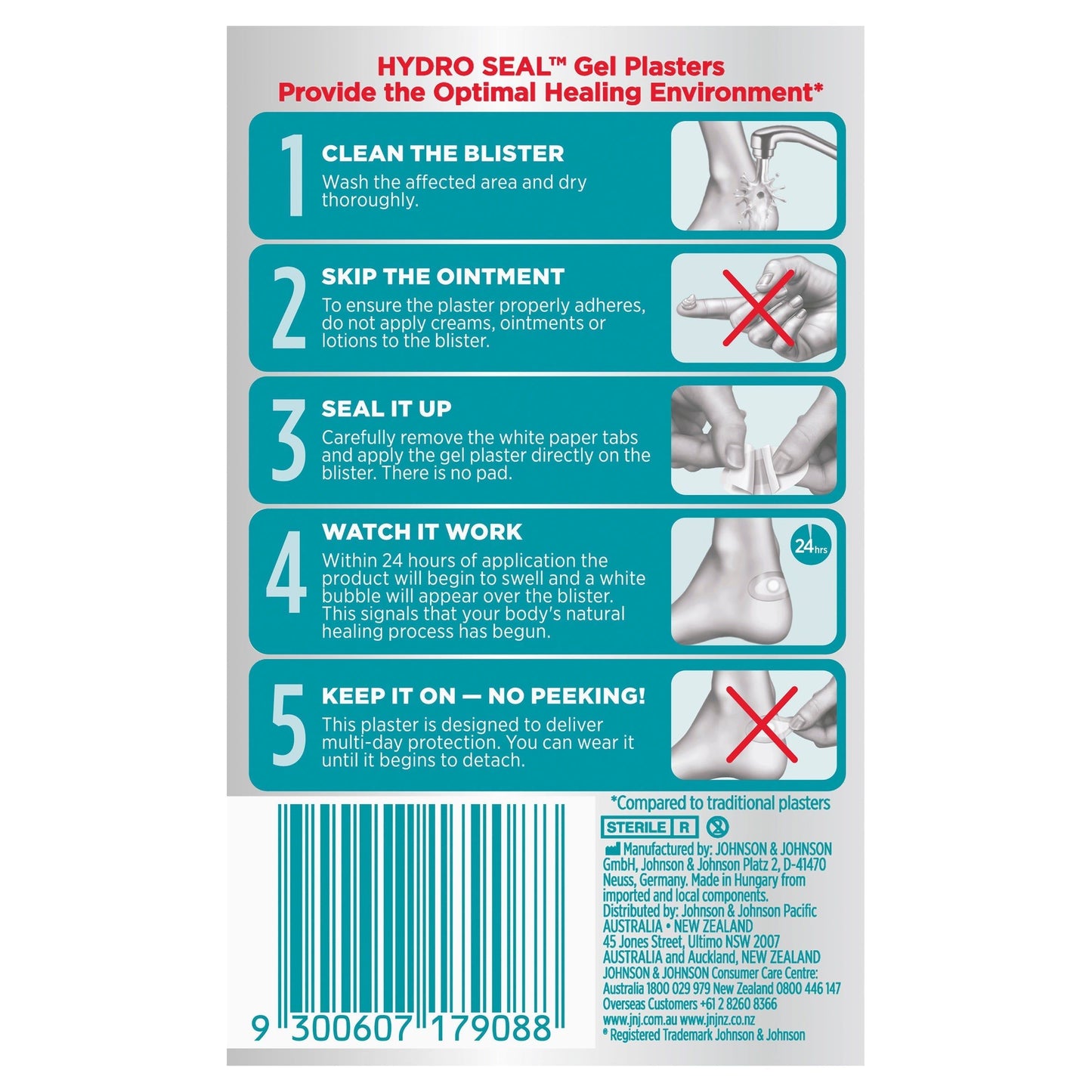Band-Aid Advanced Healing Blister Regular 4 Pack