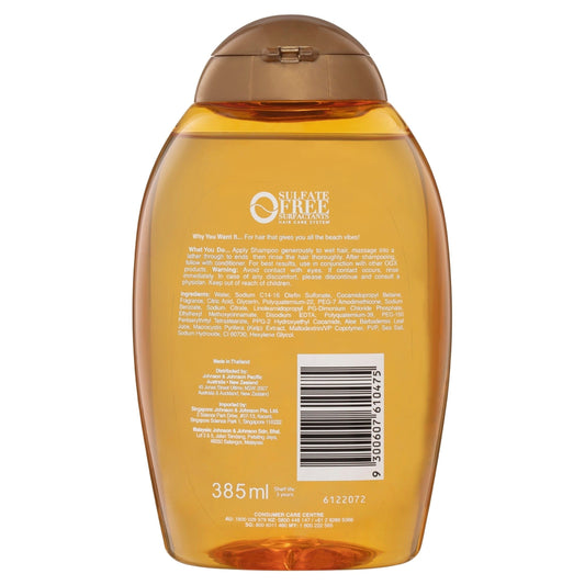 OGX Sea Salt Waves Shampoo 385ml