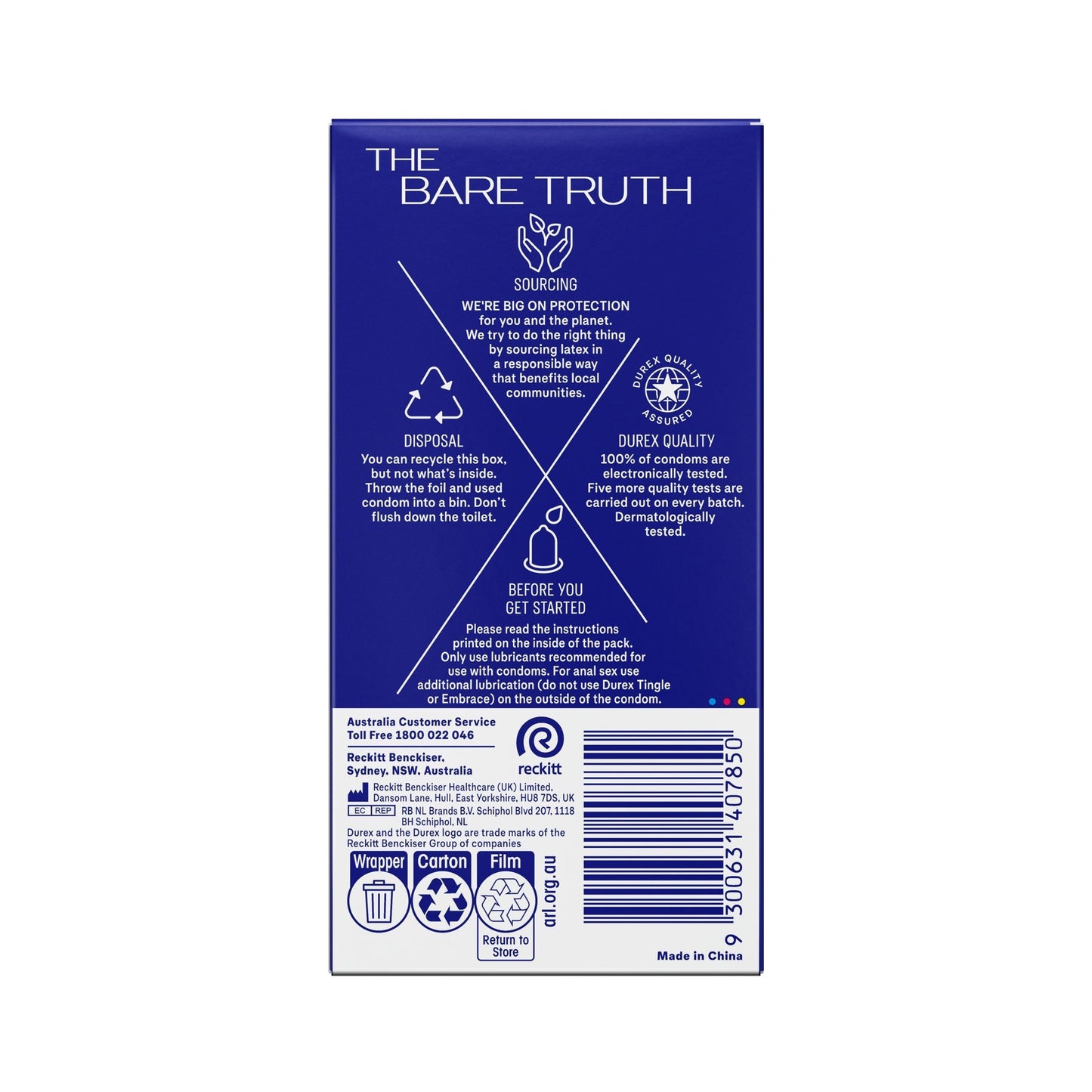 Durex Originals Latex Condoms 10 Pack
