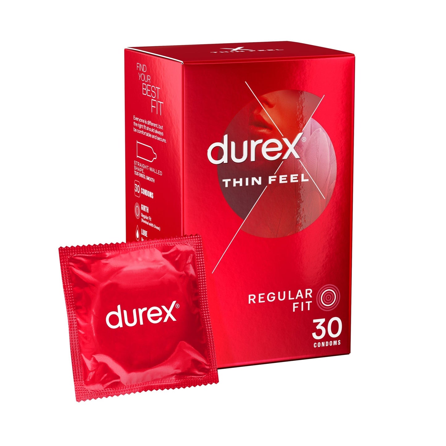 Durex Thin Feel Latex Condoms 30 Pack