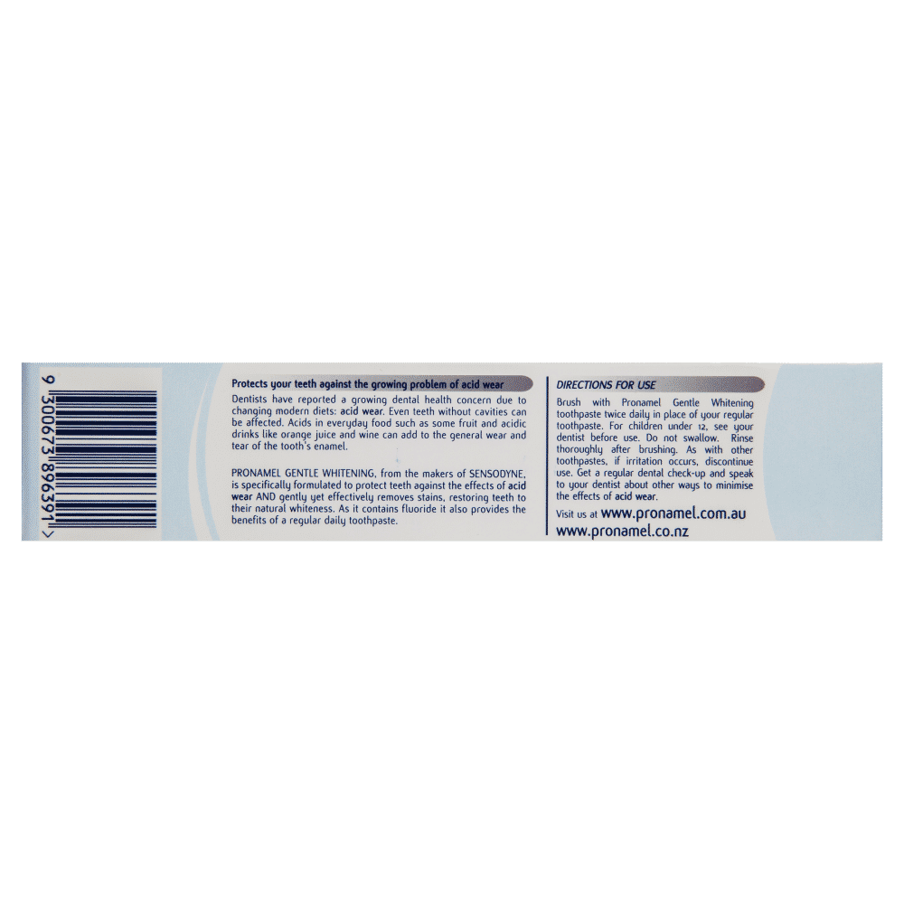 Pronamel Gentle Whitening Toothpaste 110g