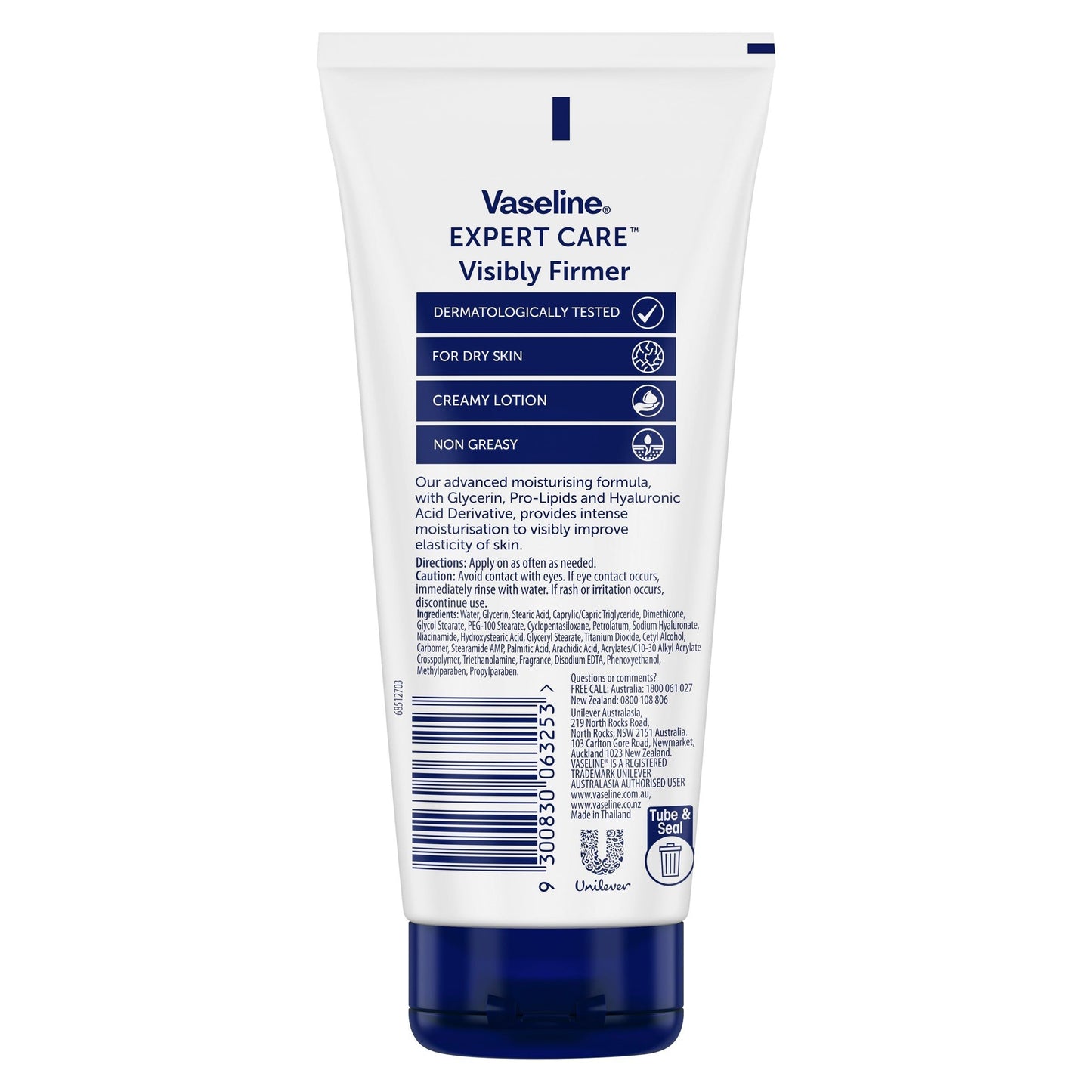 Vaseline Expert Care Visibly Firmer Body Lotion 200ml