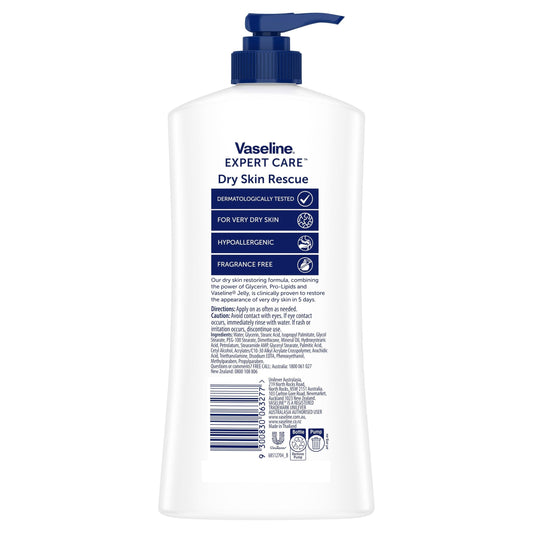 Vaseline Expert Care Dy Skin Rescue Advanced Strength Body Lotion 550ml