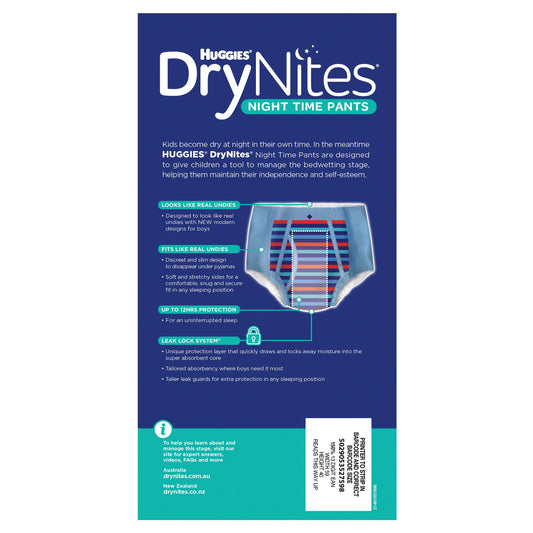 Huggies DryNites Boy 8+ Years 9 Pack - STELLAR PHARMACY