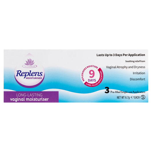 Replens Vaginal Moisturiser 3 Pack