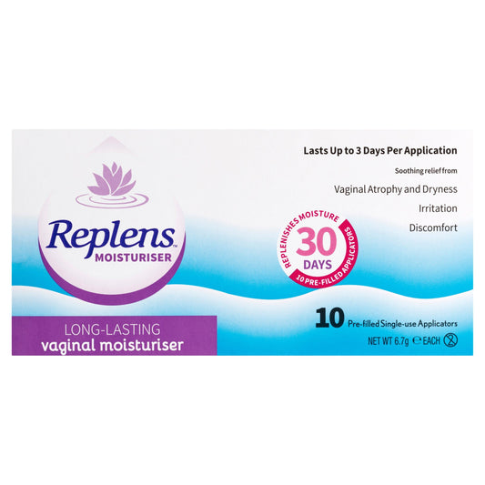 Replens Vaginal Moisturiser 10 pack