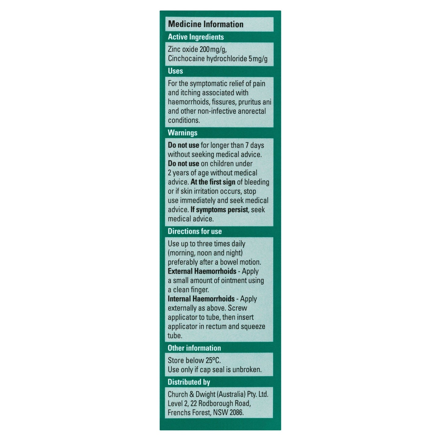 Rectinol Ointment 50g