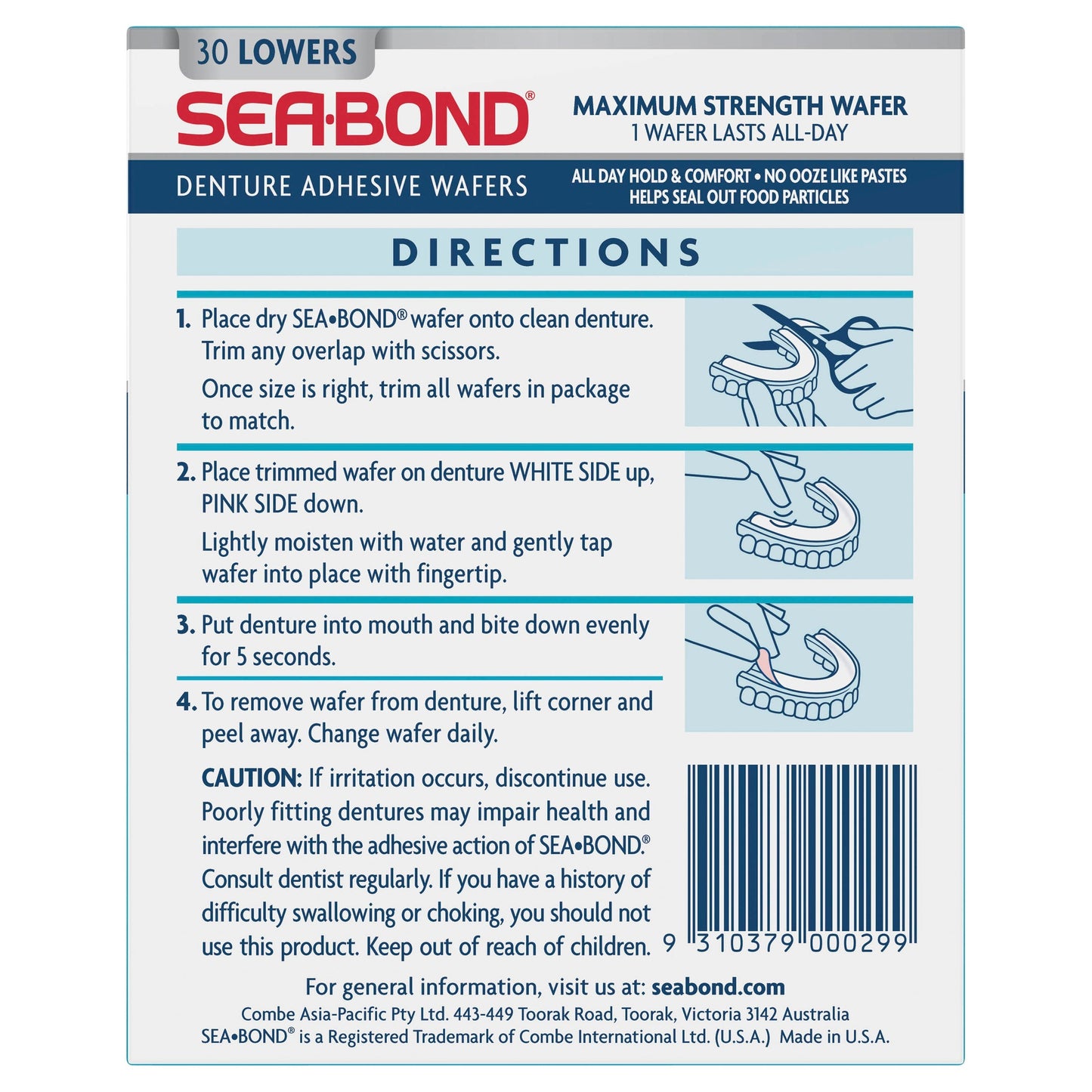 SEA BOND DENTURES LOWER PAD - STELLAR PHARMACY
