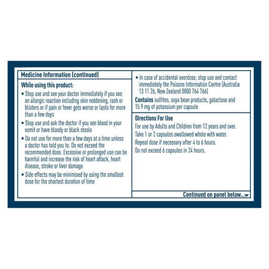 Advil Mini Liquid Capsules 200mg 40 caps