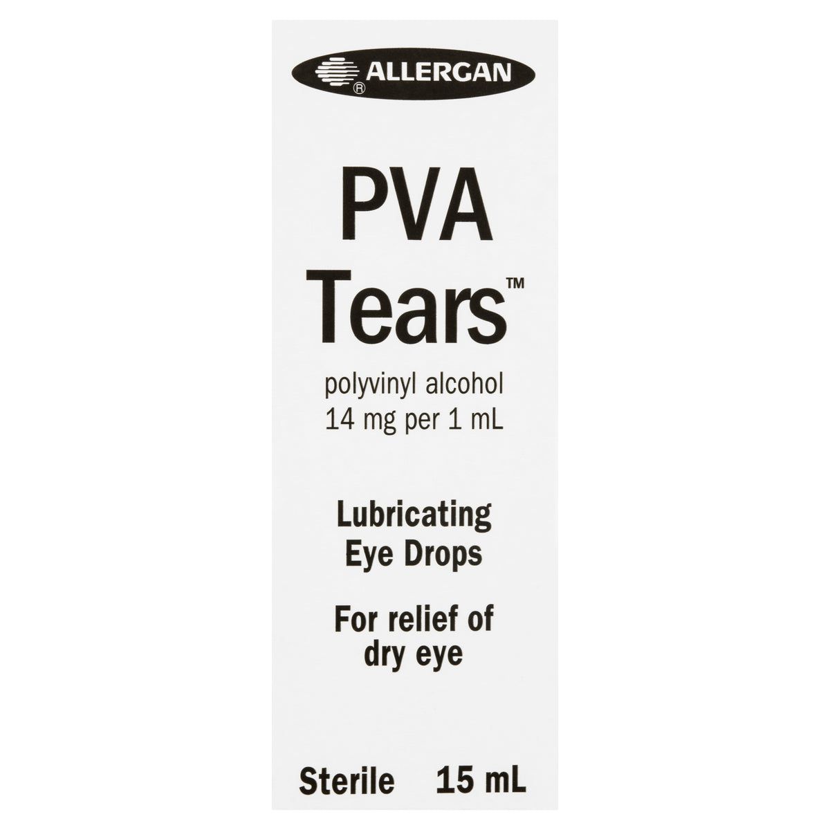 PVA Tears Eye Drops 15mL